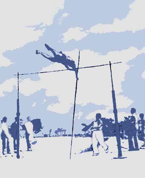 04 Penzini au saut à la perche en 1934 ( 3m15)