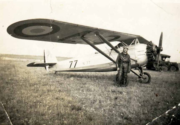 08 Istres Morane  315 et Penzini Dominique, élève pilote 1937