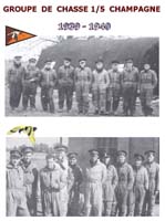 02 Les deux escadrilles du Groupe de chasse 1/5  en 1940