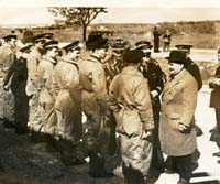 21. Visite du Ministre de l'Air Laurent Eynac au groupe de chasse 1/5 le 19 mai 1940. 