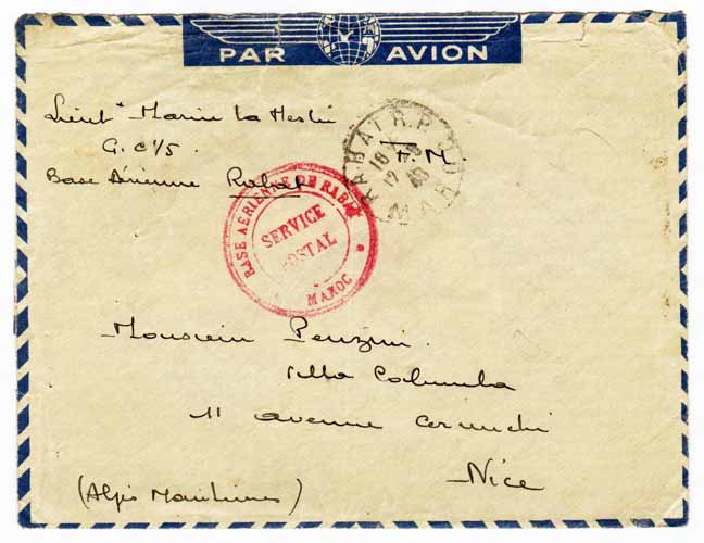 05 Penzini pilote : lettre de Marin La Meslée à ses parents après son opération chirurgicale 11/09/1940