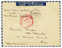 05 Enveloppe de lettre de Marin La Meslée 11/09/1940