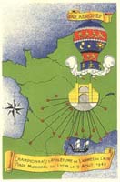 22 timbre championnat athlétisme 1942 Lyon