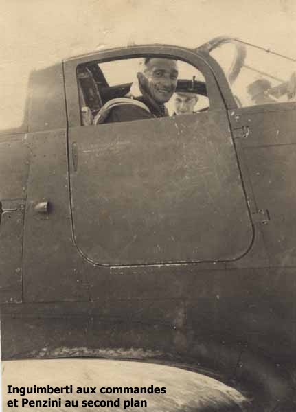 14 Penzini pilote_coastal command en AFN_"Titi" Inguimberti dans son P39 "Bell Airacobra" 1943_Algérie