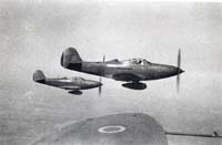 GC 1/5 : deux  "P 39" à Oran-La- sénia en 1944