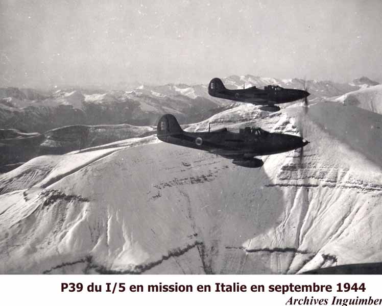 05 deux P39 Bell Airacobra _ Alpes italiennes _octobre 1944