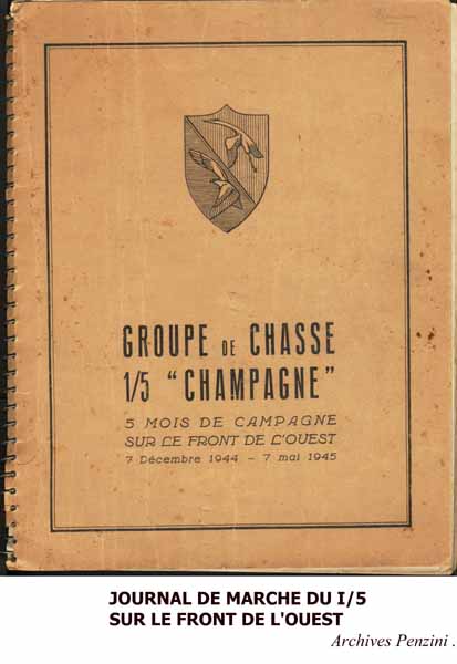 35 Journal de Marche du GC 1/5 sur le front de l'Ouest : 1944-1945 