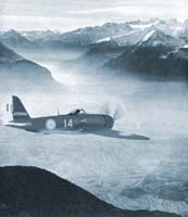 09  P47 Thunderbolt remontant la vallée du Rhône en novembre 1944