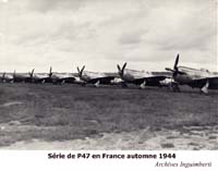 11  P 47 Thunderbolt en france automne 1944