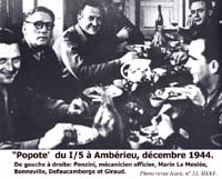 34  "Popote du GC 1/5 à Ambérieu près de Lyon décembre 1944    