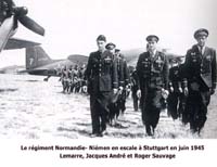 16 Lemarre, J. André, Sauvage pilotes du " Normandie Niémen" juin 1945