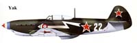 07. Le Yak 22 qui sera le plus souvent utilisé par Penzini pour les acrobaties de la patrouille du N.N. après guerre. 