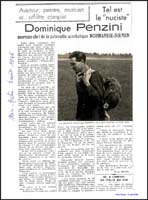 25. Article de "Nice-Matin" de Tony Bessy du 3 août 1946 à la nomination de Penzini chef de la Patrouille acrobatique du "Normandie-Niémen". 