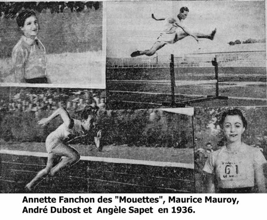 07 1936 : Mauroy,Dubost et Angèle Sapet