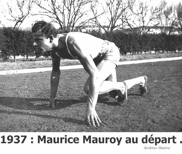 27 1937 : Mauroy au départ d'une course de relais