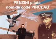 Penzini Dominique pilote, nom de code Pinceau, French ace, WW2